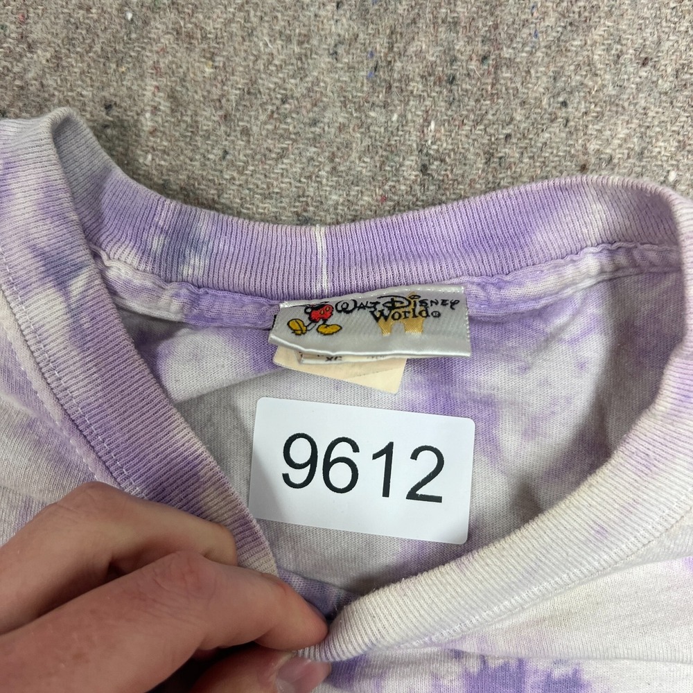 Vintage Disney Magic Music Days Shirt Mens XL Purple 1990s Florida Tie Dye - Picture 12 of 13
